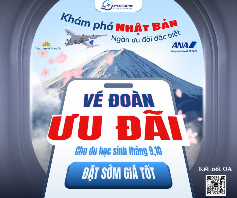 Narita giá rẻ mùa nhập học cùng Uyển Sương